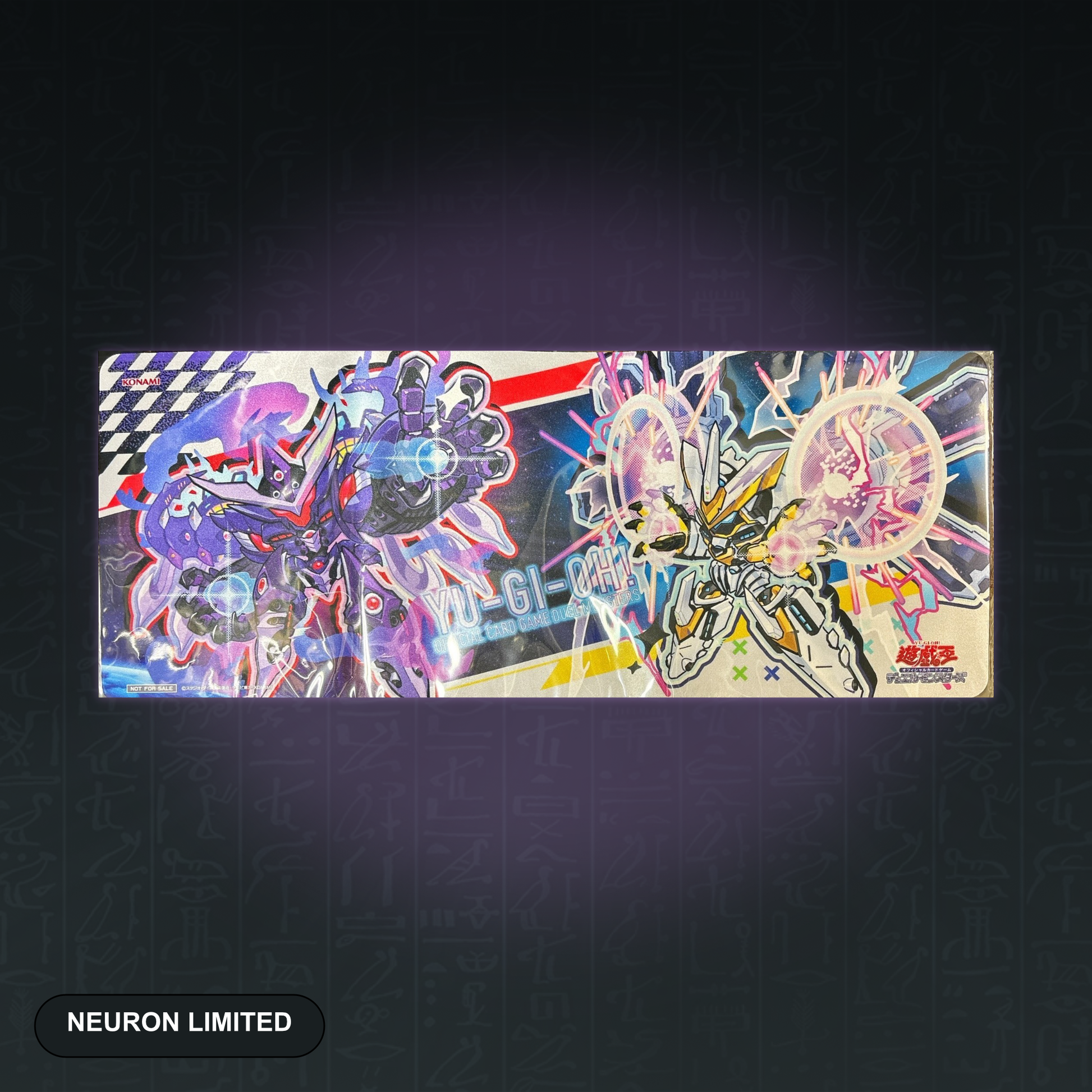 Yu-Gi-Oh OCG Neuron Chibi-Spielmatte mit Super Starslayer TY-PHON und Divine Arsenal AA-ZEUS, Konami Japan Import | Jungcards