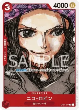 Nico Robin (OP01-017) UP-ST01-011 Rare – Japanisch, NM