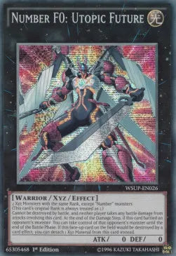 Number F0: Utopic Future WSUP-026 Secret Rare – Englisch, NM, American version, 1. Auflage