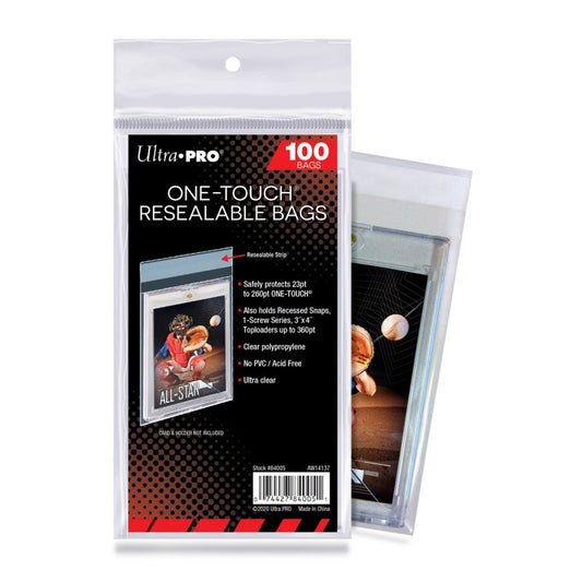 Ultra PRO ONE-TOUCH Resealable Bags 100 - Jungcards