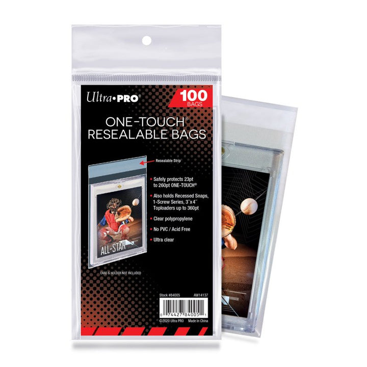 Ultra PRO ONE-TOUCH Resealable Bags 100 - Jungcards