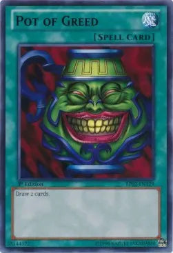 Pot of Greed (V.2 - Rare) BP02-129 – Englisch, NM, American version, 1. Auflage