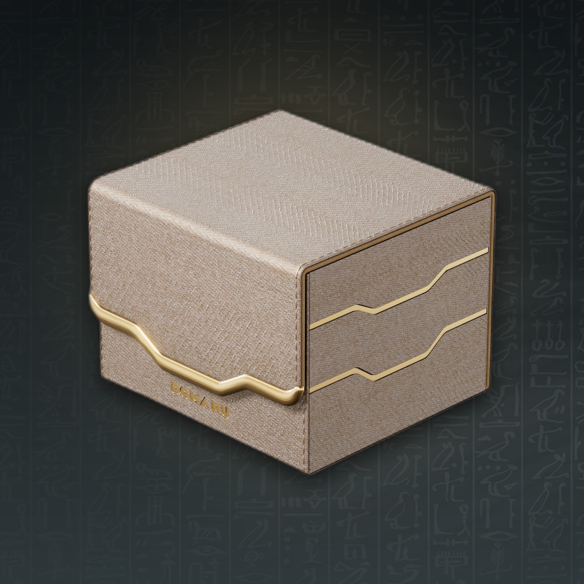 Gatherers' Tavern DOMARU Armory Horizon Deck Box – Alabaster