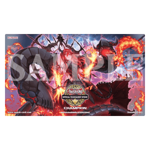 Yu-Gi-Oh! TCG - OTS 2024 Champion "Prometheische Prinzessin, Verteilerin der Flammen" Spielmatte (gebraucht)
