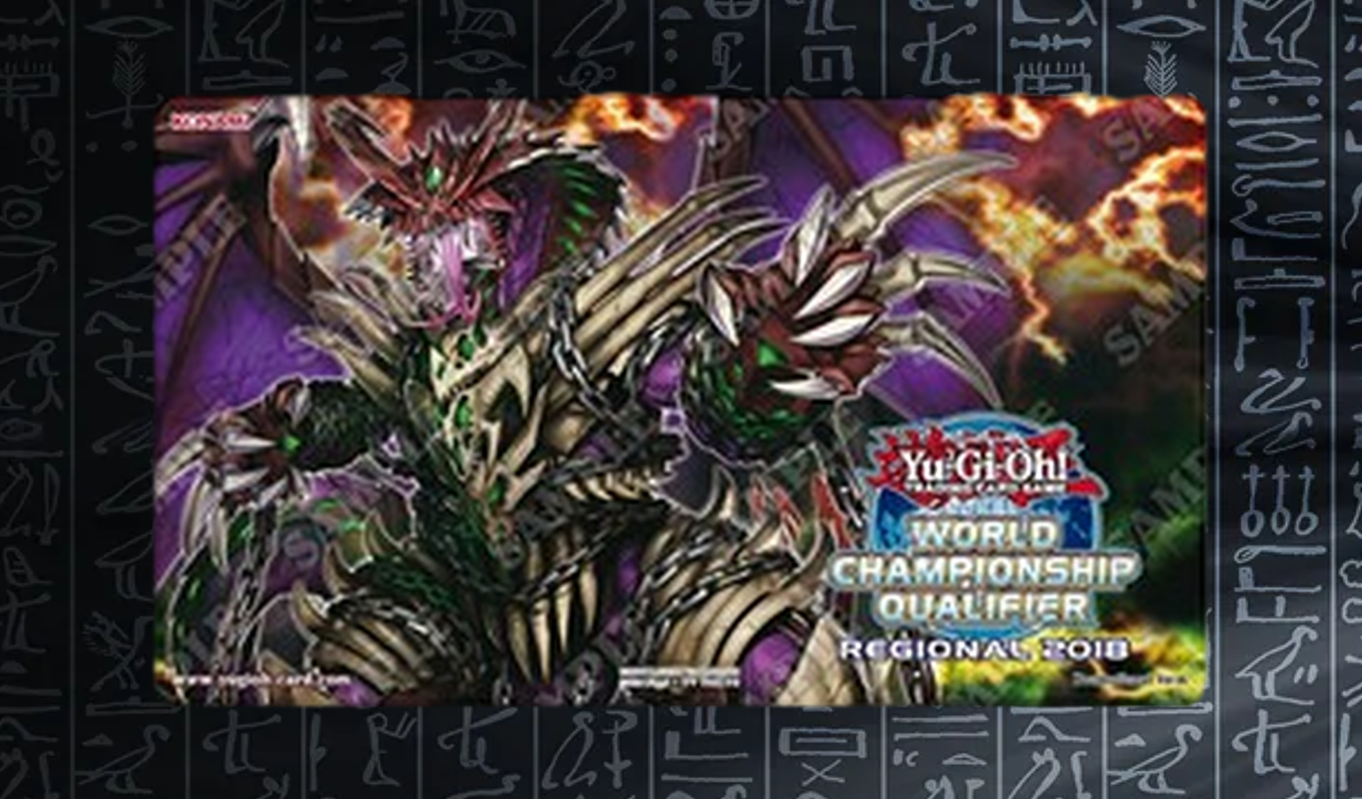 Yu-Gi-Oh TCG Saryuja Skull Dread Regional WCQ 2018 Playmat Sealed