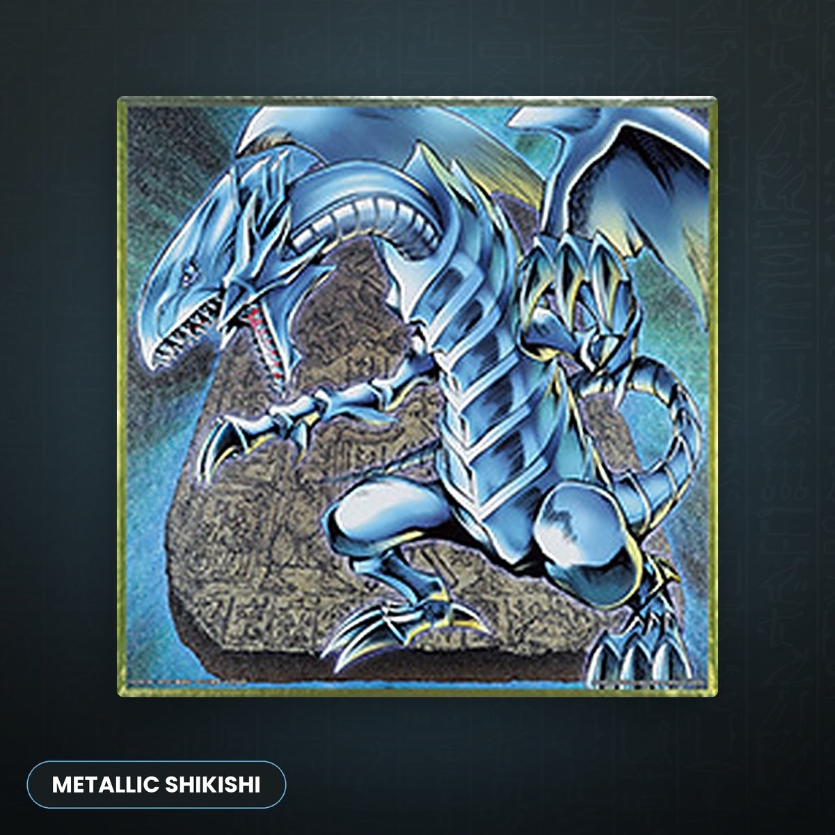Metallic Shikishi Blue-Eyes White Dragon - Ichiban Kuji Yu-Gi-Oh! vol.4 | Jungcards