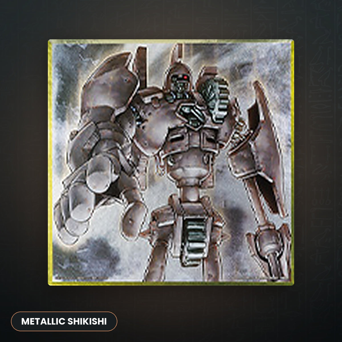 Metallic Shikishi Ancient Gear Golem - Ichiban Kuji Yu-Gi-Oh! vol.3 | Jungcards