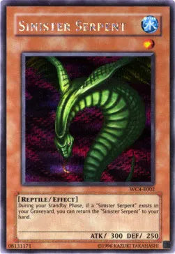 Sinister Serpent WC4-E02 Secret Rare – Deutsch, PL