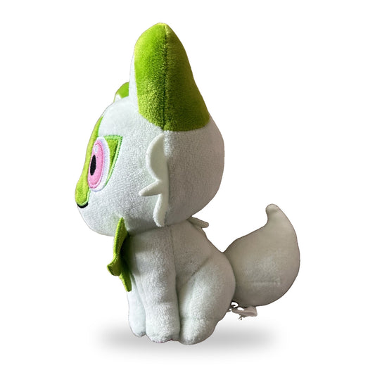 Sprigatito Pokemon Pluesch Sammelfigur weisser Hintergrund