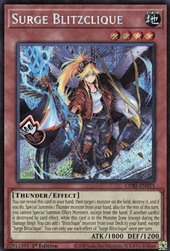 Surge Blitzclique (V.1 - Secret Rare) CORI-011 – Deutsch, NM, 1. Auflage