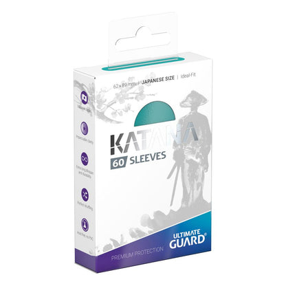 Ultimate Guard Katana Sleeves Japanese Size 60 - Turquoise