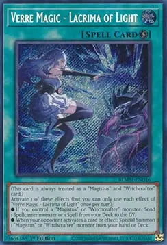 Verre Magic - Lacrima of Light BLMM-046 Secret Rare – Englisch, NM