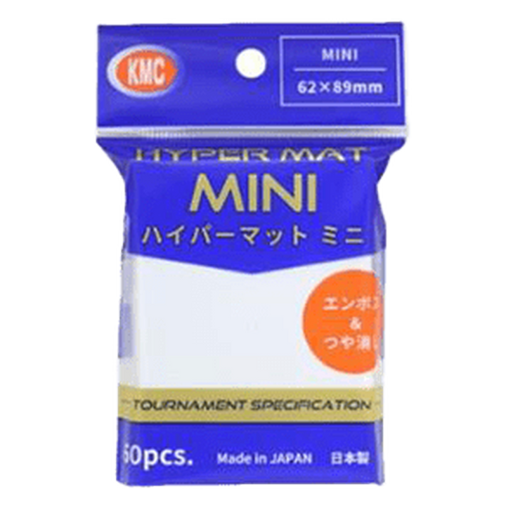 Yu-Gi-Oh! OCG - 60 KMC Mini Hyper mat Sleeves (White) Hüllen / Sleeves - Japanese Size